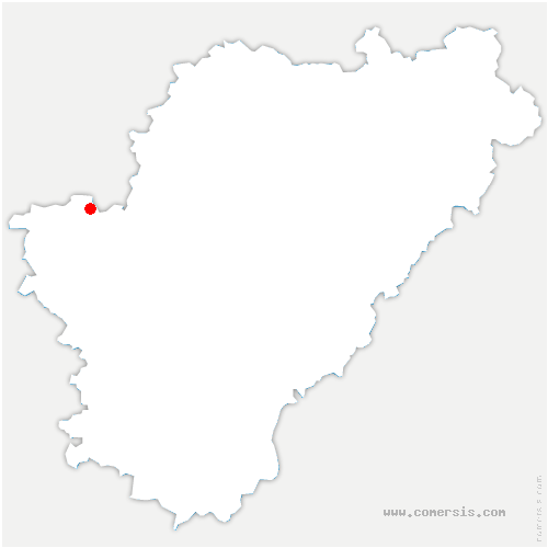 carte de localisation de Bréville