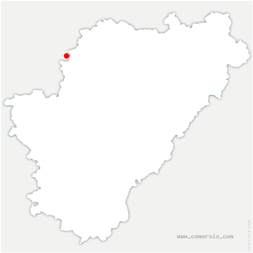 carte de localisation de Champagne-et-Fontaine