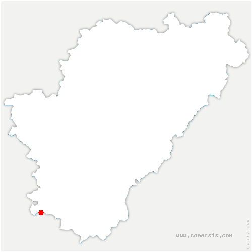carte de localisation de Chantillac