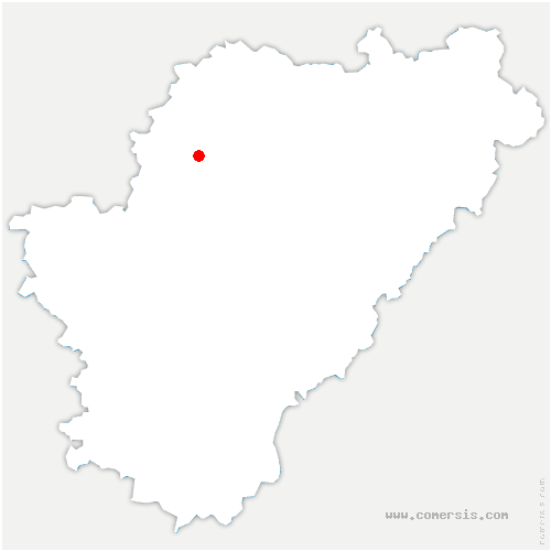 carte de localisation de la Chapelle-Montabourlet