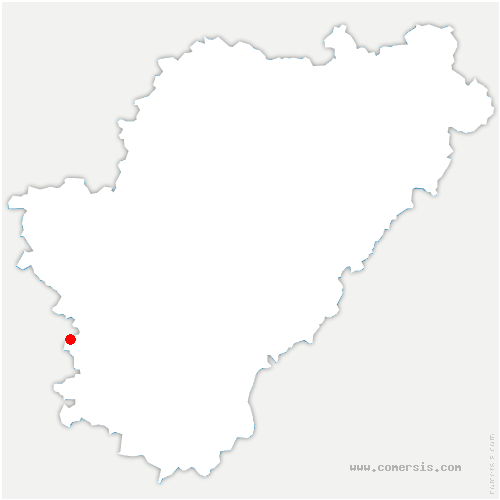 carte de localisation de Chéronnac