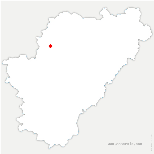 carte de localisation de Cherval
