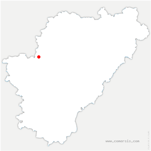 carte de localisation de Comberanche-et-Épeluche