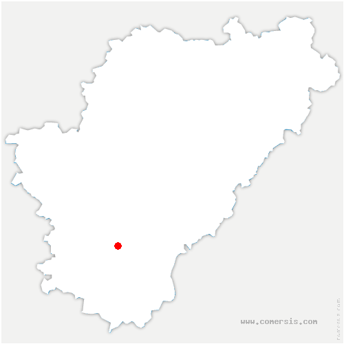 carte de localisation de Cressac-Saint-Genis