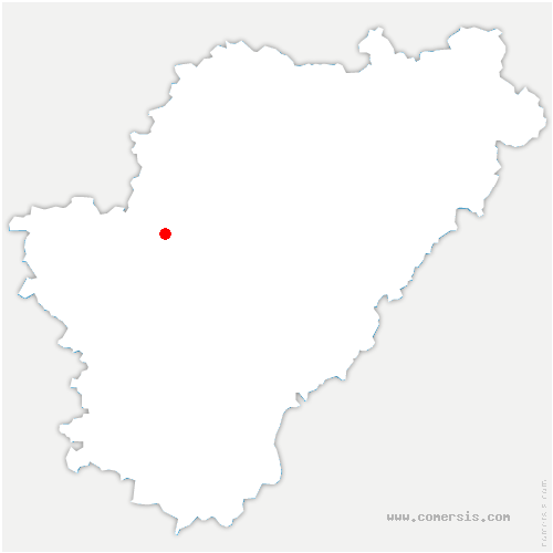 carte de localisation de Échallat