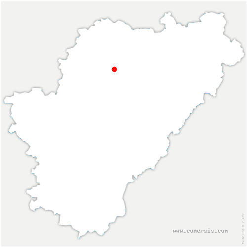 carte de localisation de Fontclaireau