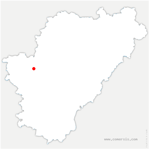 carte de localisation de Foussignac