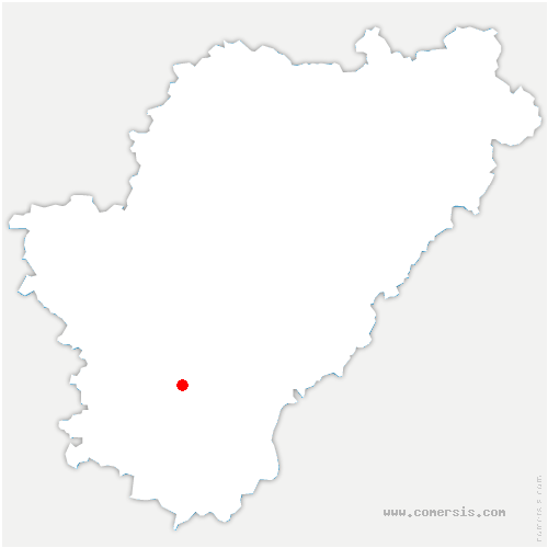 carte de localisation de Frontenay-Rohan-Rohan