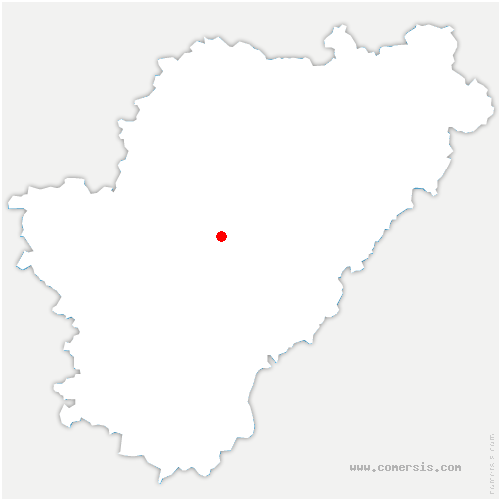 carte de localisation de Gond-Pontouvre