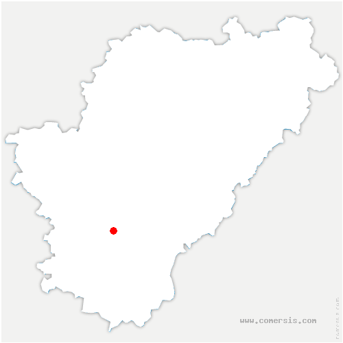 carte de localisation de Gorre