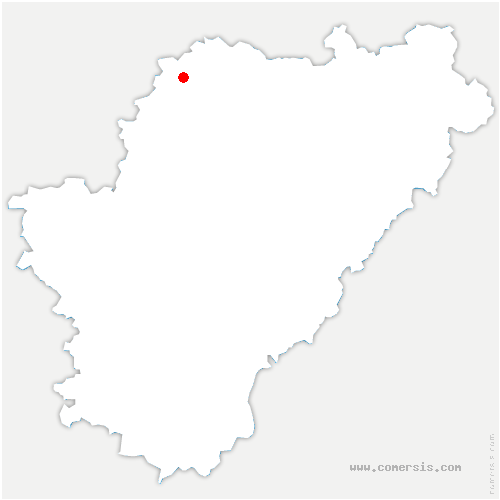 carte de localisation d'Hautefaye