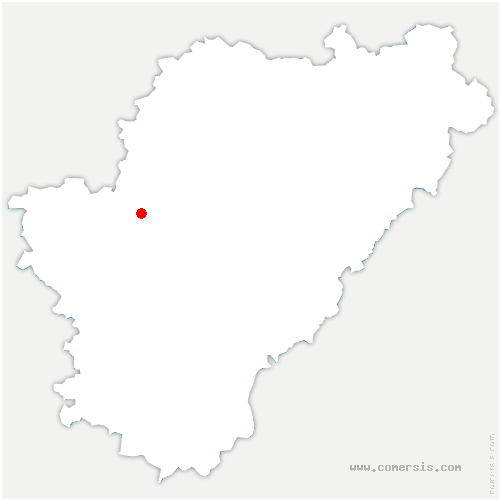 carte de localisation de Javerdat
