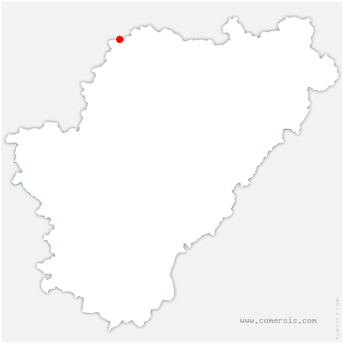 carte de localisation de Paizay-Naudouin-Embourie