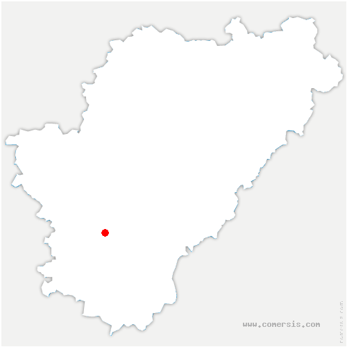 carte de localisation de Péreuil