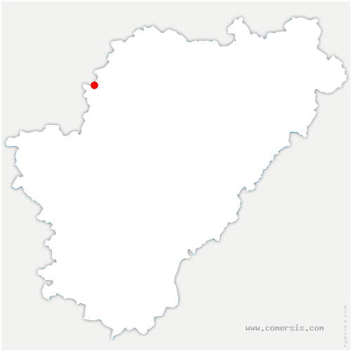 carte de localisation de Ranville-Breuillaud