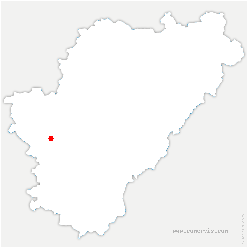carte de localisation de Saillat-sur-Vienne