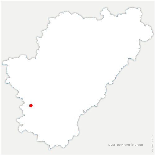 carte de localisation de Saint-Bazile
