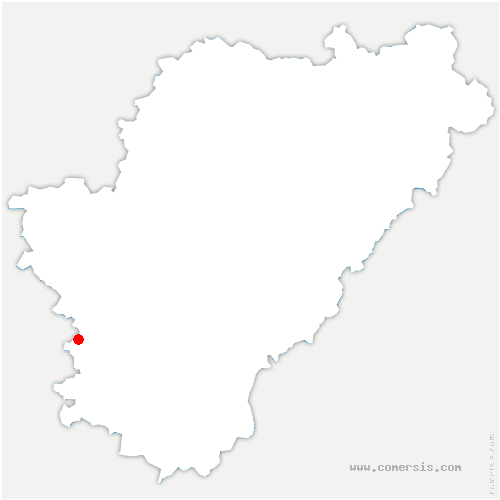 carte de localisation de Saint-Mathieu