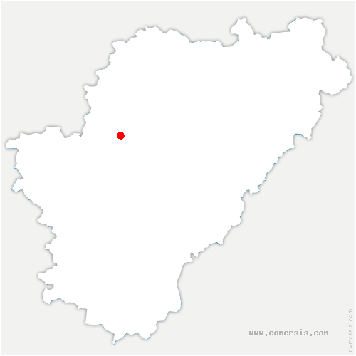 carte de localisation de Saint-Méard-de-Drône