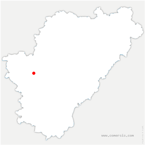 carte de localisation de Saint-Même-les-Carrières