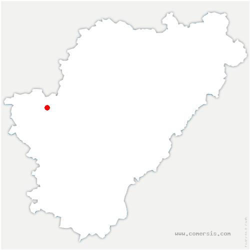 carte de localisation de Saint-Privat-en-Périgord