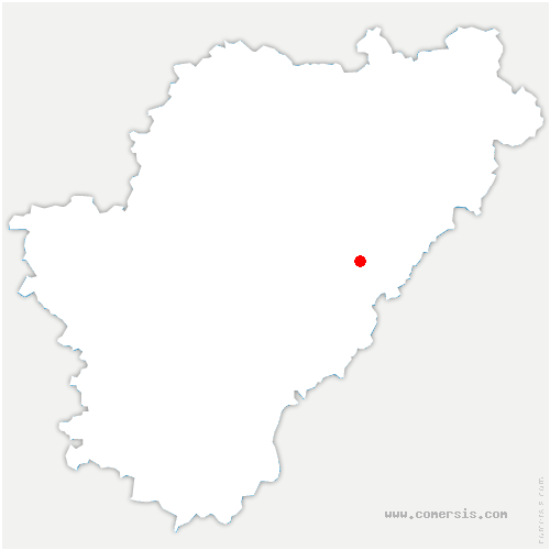 carte de localisation de Saint-Sornin