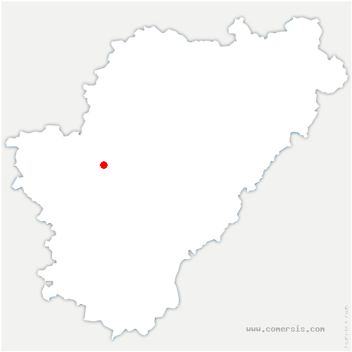 carte de localisation de Saint-Vincent-de-Connezac