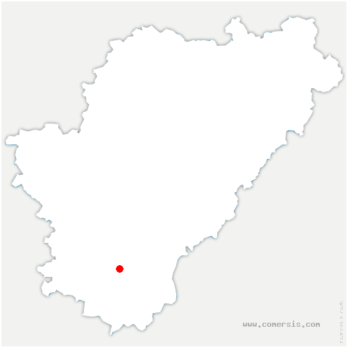 carte de localisation de Vallans
