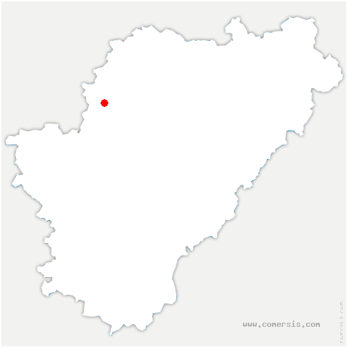 carte de localisation de Verteillac