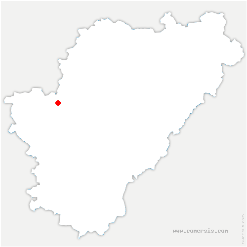 carte de localisation de Vouzailles