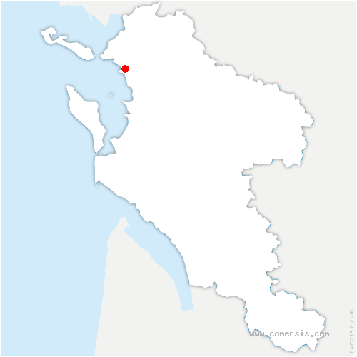carte de localisation de Angoulins