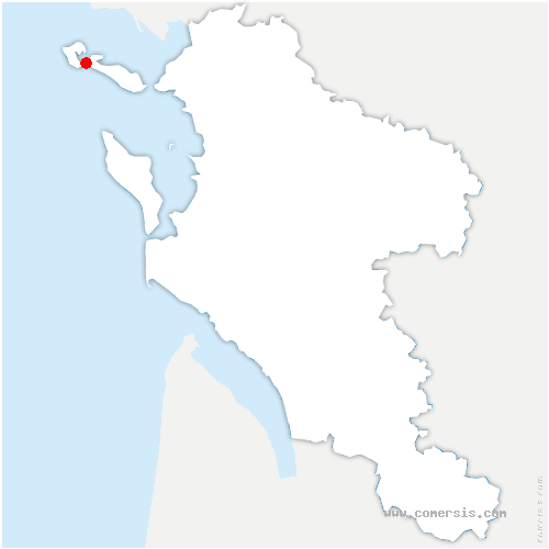 carte de localisation d'Ars-en-Ré
