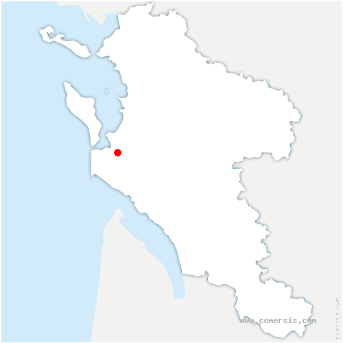 carte de localisation d'Asnières-sur-Nouère