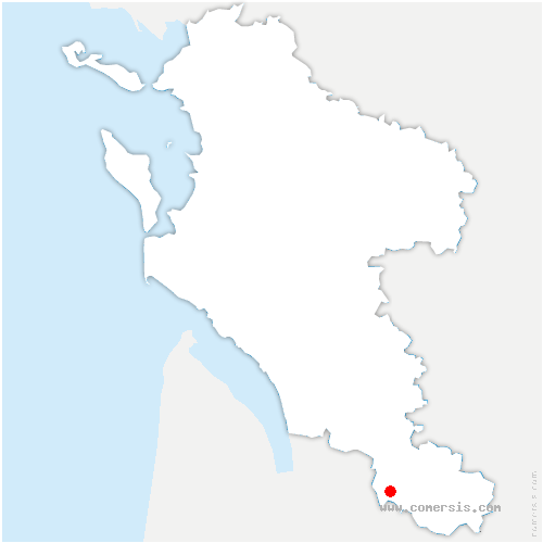 carte de localisation de Bedenac