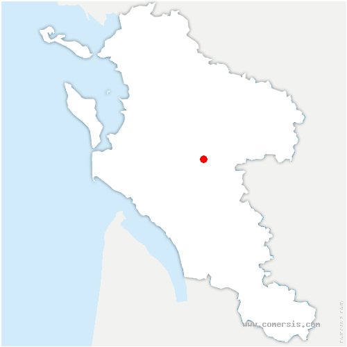 carte de localisation de Bunzac