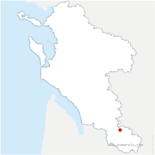 carte de localisation de Chatenet