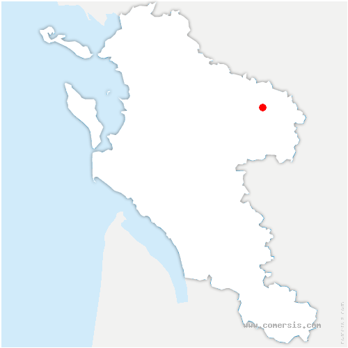 carte de localisation de Cherbonnières