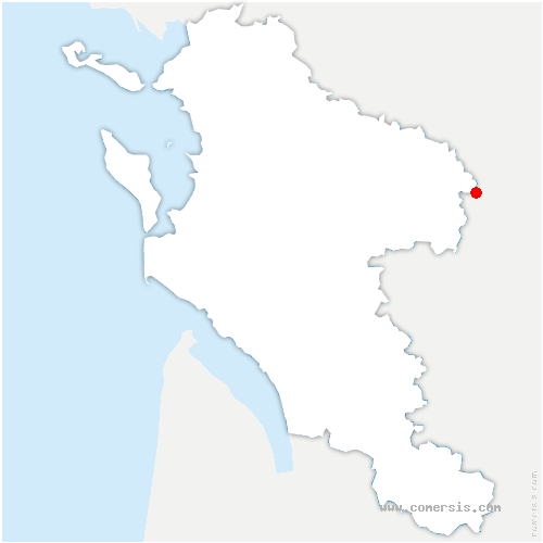 carte de localisation de Chives