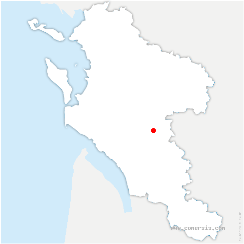 carte de localisation de Courcoury