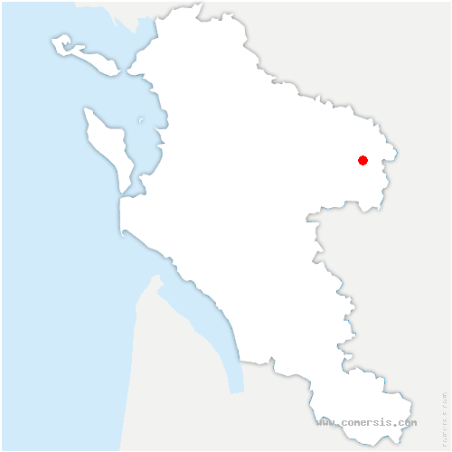 carte de localisation de Cressé