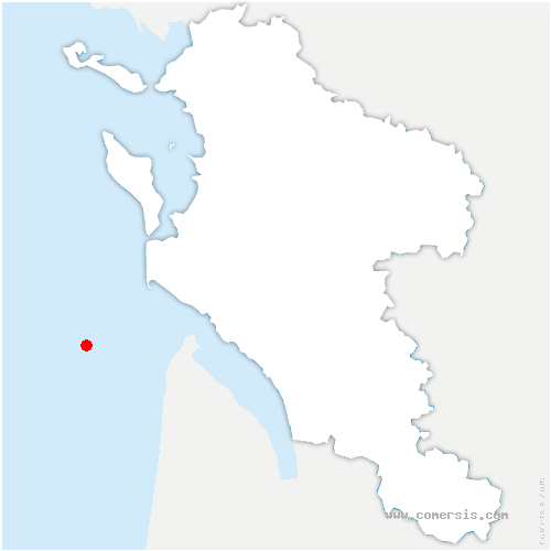 carte de localisation de Criteuil-la-Magdeleine