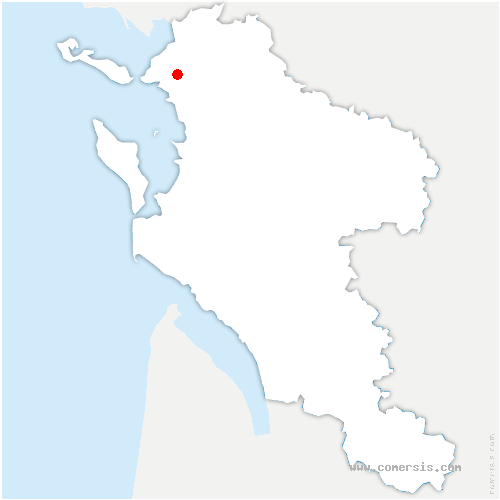carte de localisation de Dompierre-sur-Mer