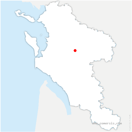carte de localisation de Gauriaguet