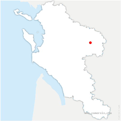 carte de localisation de Genouillac