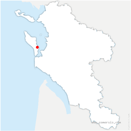 carte de localisation de Montigné