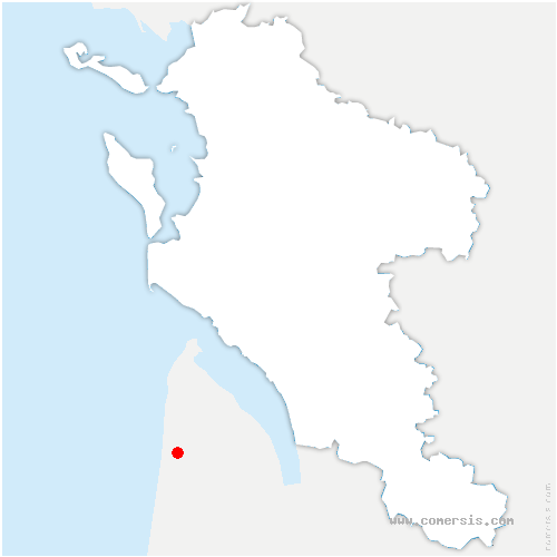 carte de localisation de Priaires