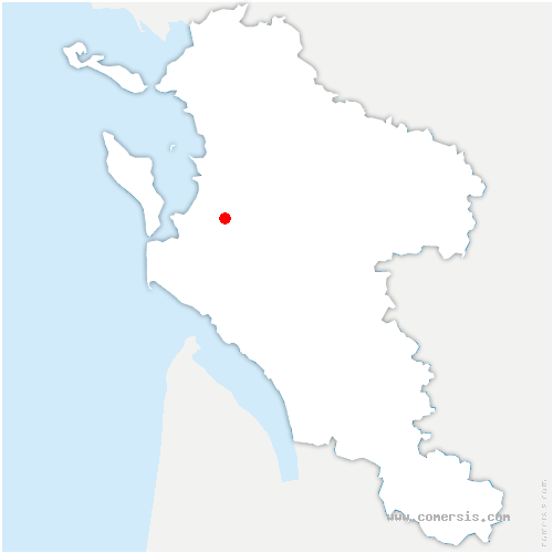 carte de localisation de Saint-Jean-d'Angle