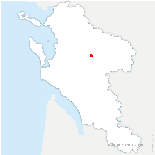 carte de localisation de Saint-Savinien