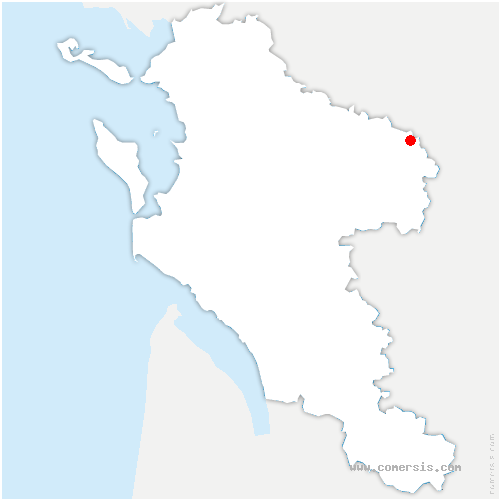 carte de localisation de Saleignes