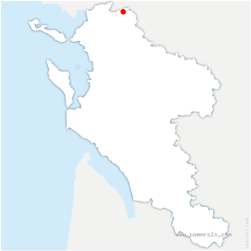 carte de localisation de Taugon